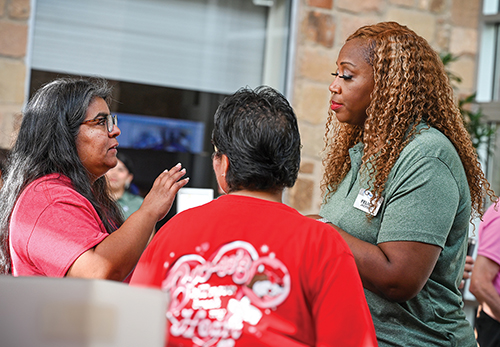 Talking to members