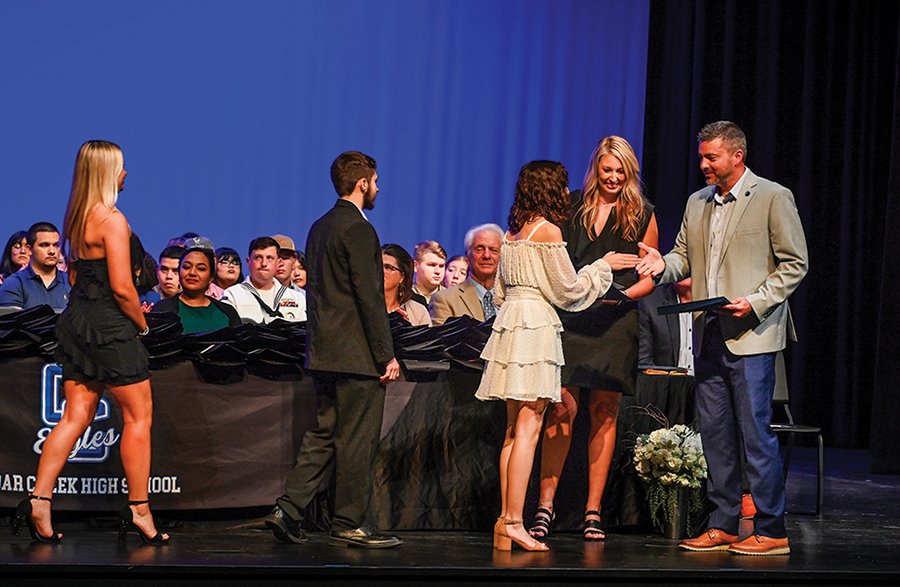 Cedar Creek High School ceremony