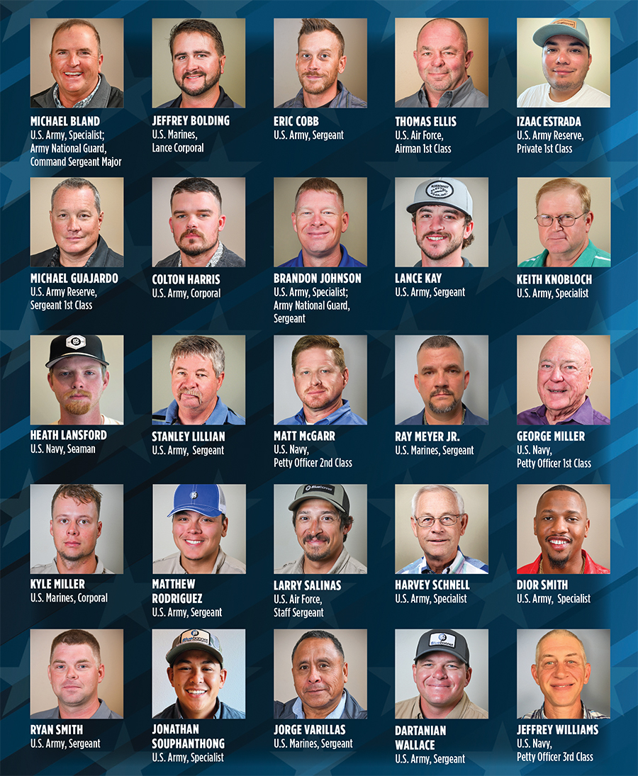 2025 Bluebonnet's veterans