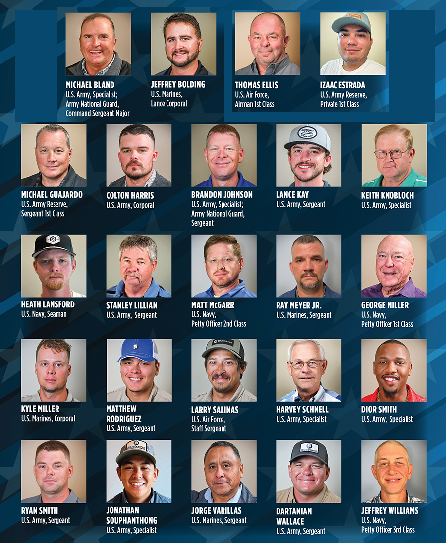 2025 Bluebonnet's veterans