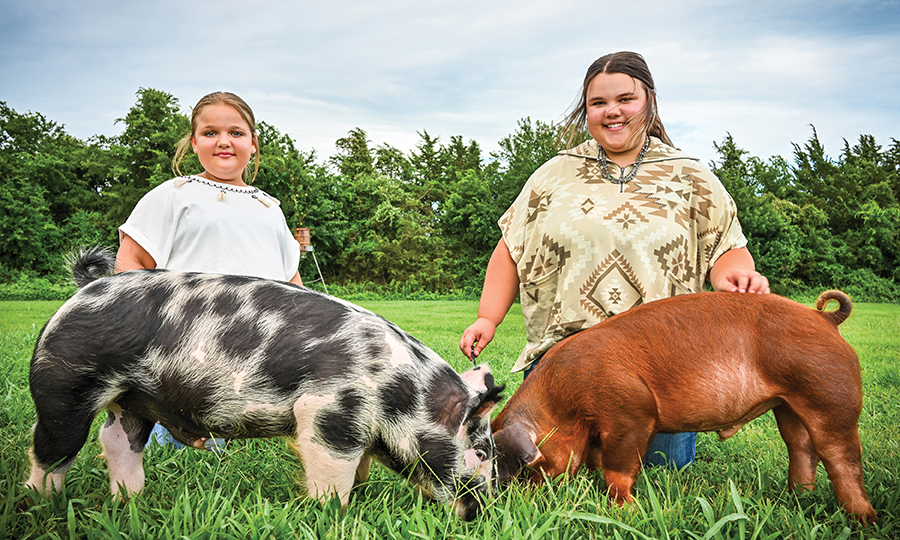 Chloe and Darcy Luedke