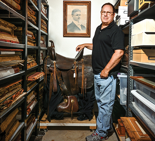 Mike Vance, executive director of the Brenham Heritage Museum