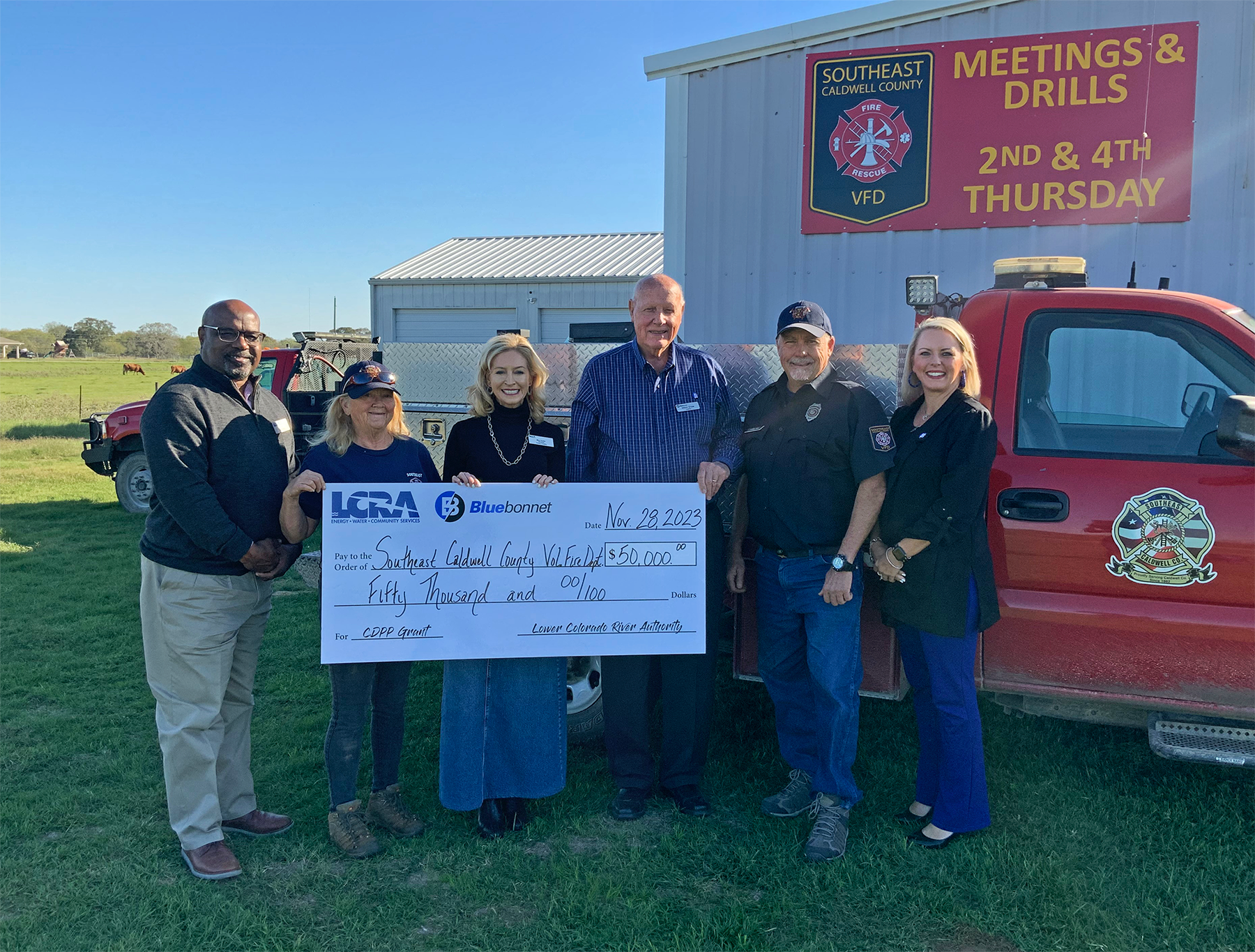 New addition will house two firetrucks, office space and equipment for the Southeast Caldwell County Volunteer Fire Department