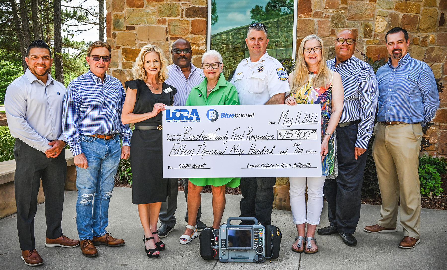 Bluebonnet, LCRA award $15,900 grant to Bastrop County First Responders