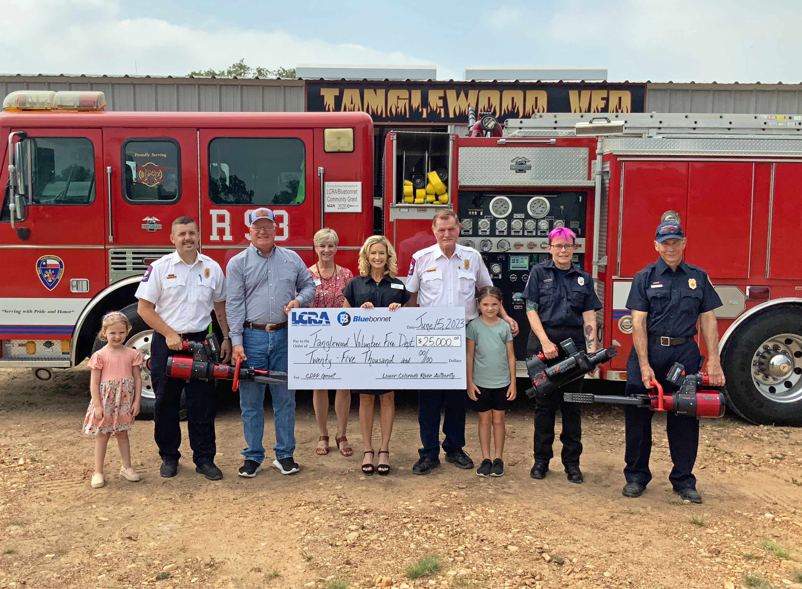 Tanglewood VFD CDPP grant