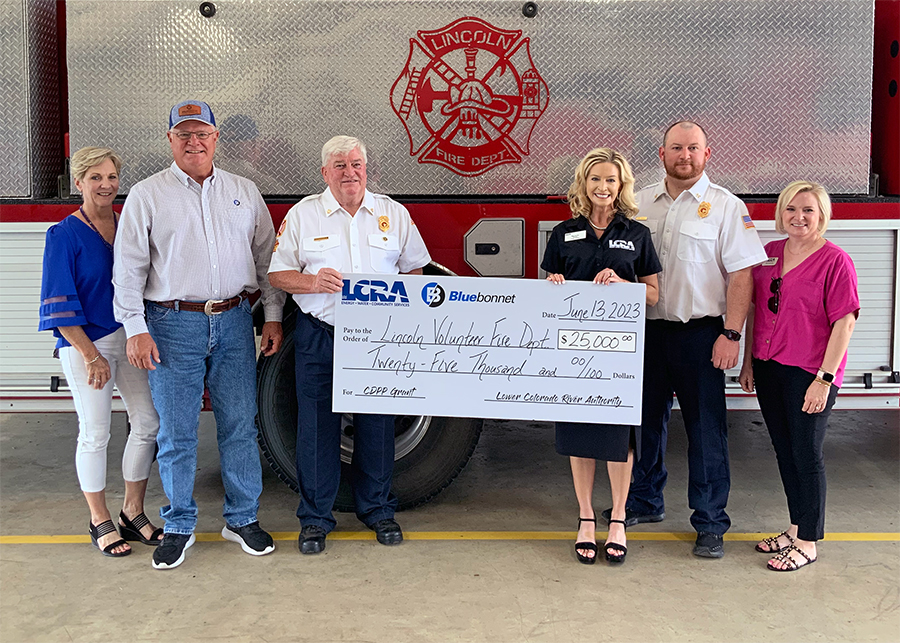 Lincoln Volunteer Fire Dept CDPP grant