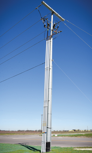 residential electric riser line