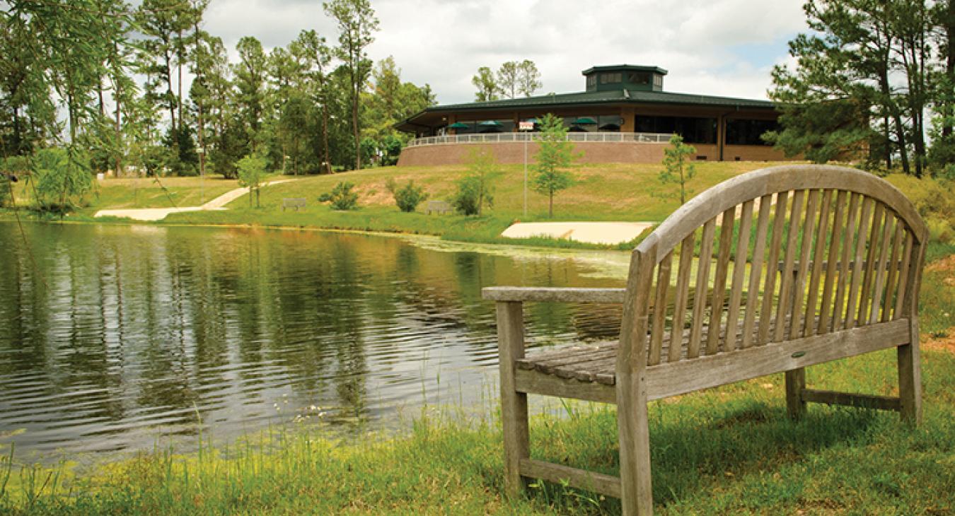 Benches and picnic tables on the 69-acre research facility gave scientists and researchers room to develop innovations that paved the way for groundbreaking cancer research.