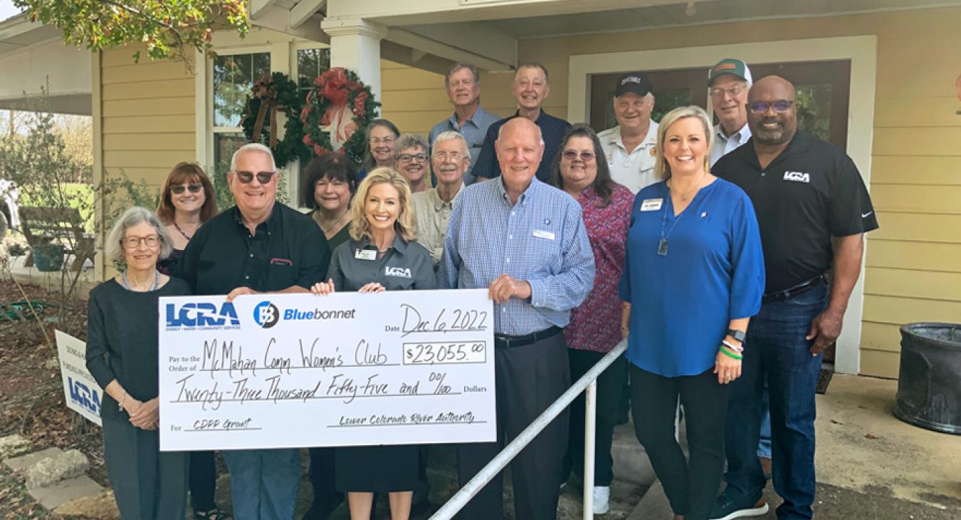 McMahan Community Women's Club will now be able to make necessary building repairs and updates