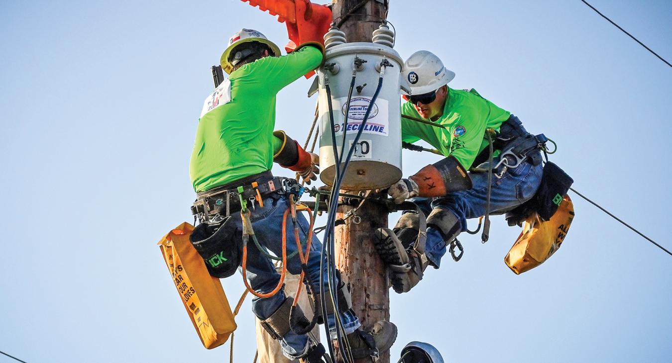 Lineman's Rodeo competition