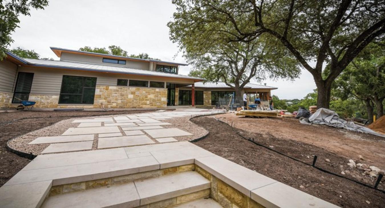 The green elements of this house include a northern orientation to protect it from summer heat and provide passive solar heat in winter, a metal roof that won’t transfer heat inside and native live oaks to provide shade. The print version of this story that appeared in the October 2018 issue of Texas Co-op Magazine contained an error. A caption with a photograph of this home should have said the home's design was by Barley/Pfeiffer Architecture and the builder was Oliver Custom Homes.