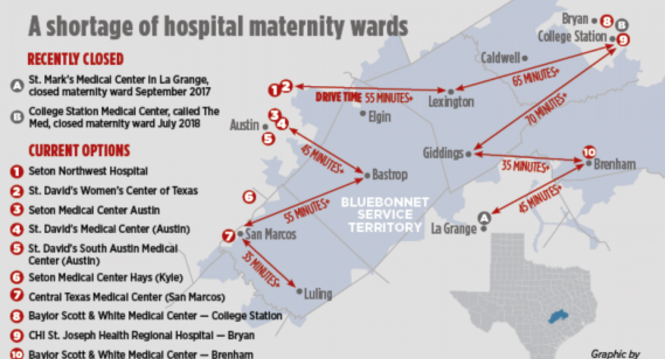 Prenatal care can be sporadic for rural women, raising health risks for mom and baby. Out-of-town trips can be necessary for checkups during pregnancy or ultrasounds.