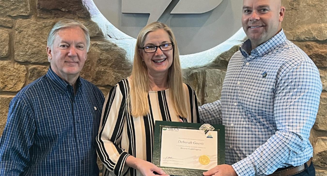 Debbi Goertz earns gold credential