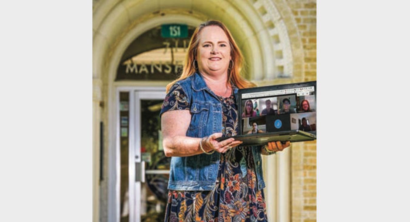 Villere had to creatively think of ways to teach more than 700 special education students in their homes at a time when teachers were home, too. Teachers stuffed crayons, craft projects and books into envelopes to mail to students. (Sarah Beal photo)