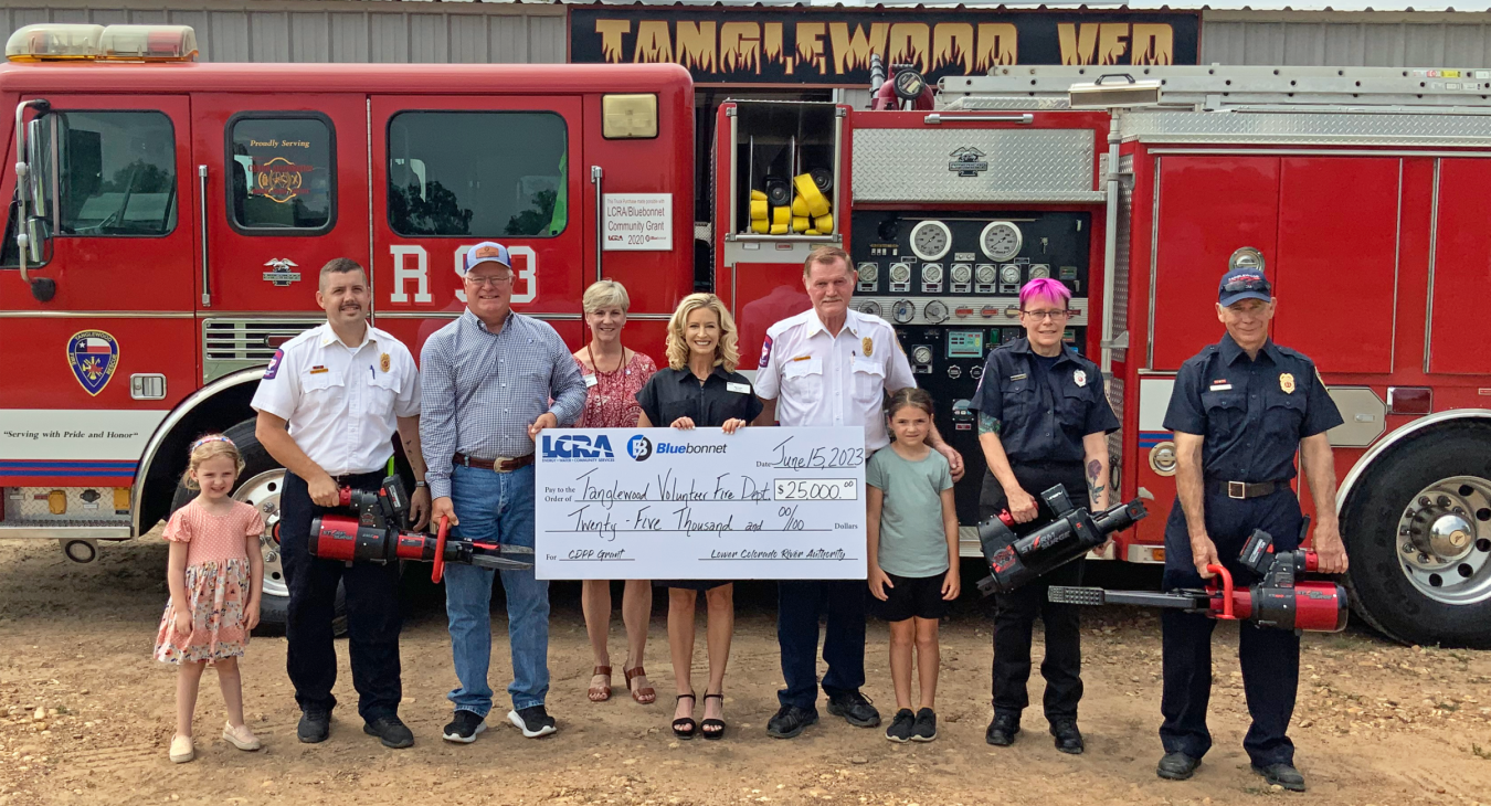 Tanglewood VFD receives CDPP grant