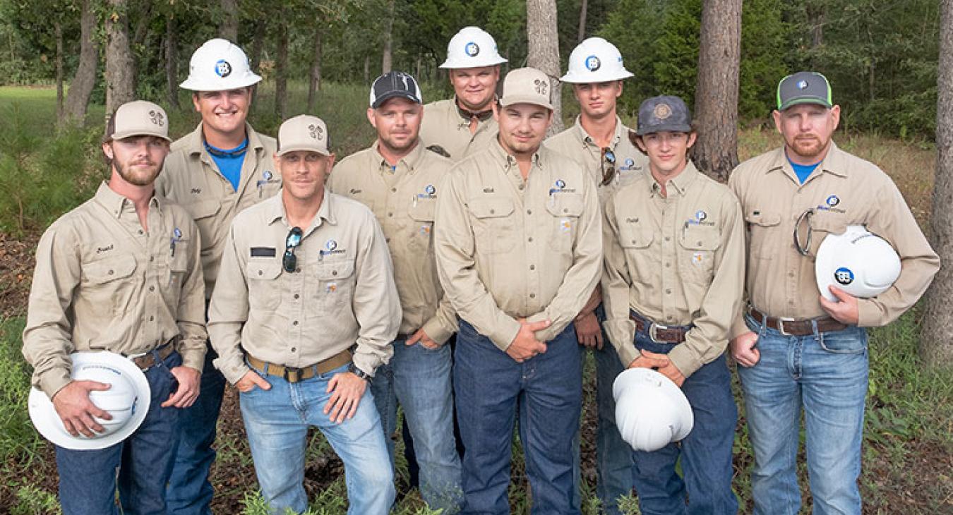 Many of Bluebonnet’s interns and apprentice candidate lineworkers are from the cooperative’s service area.