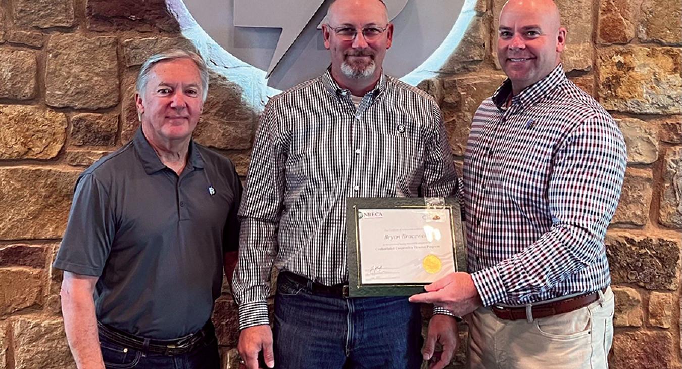 Director Bracewell earns credential from NRECA