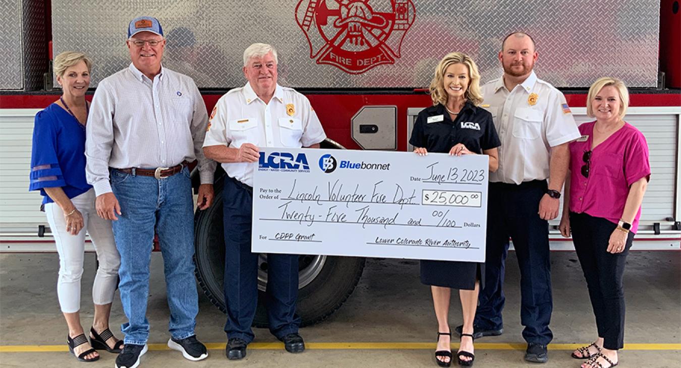 Lincoln Volunteer Fire Dept CDPP grant