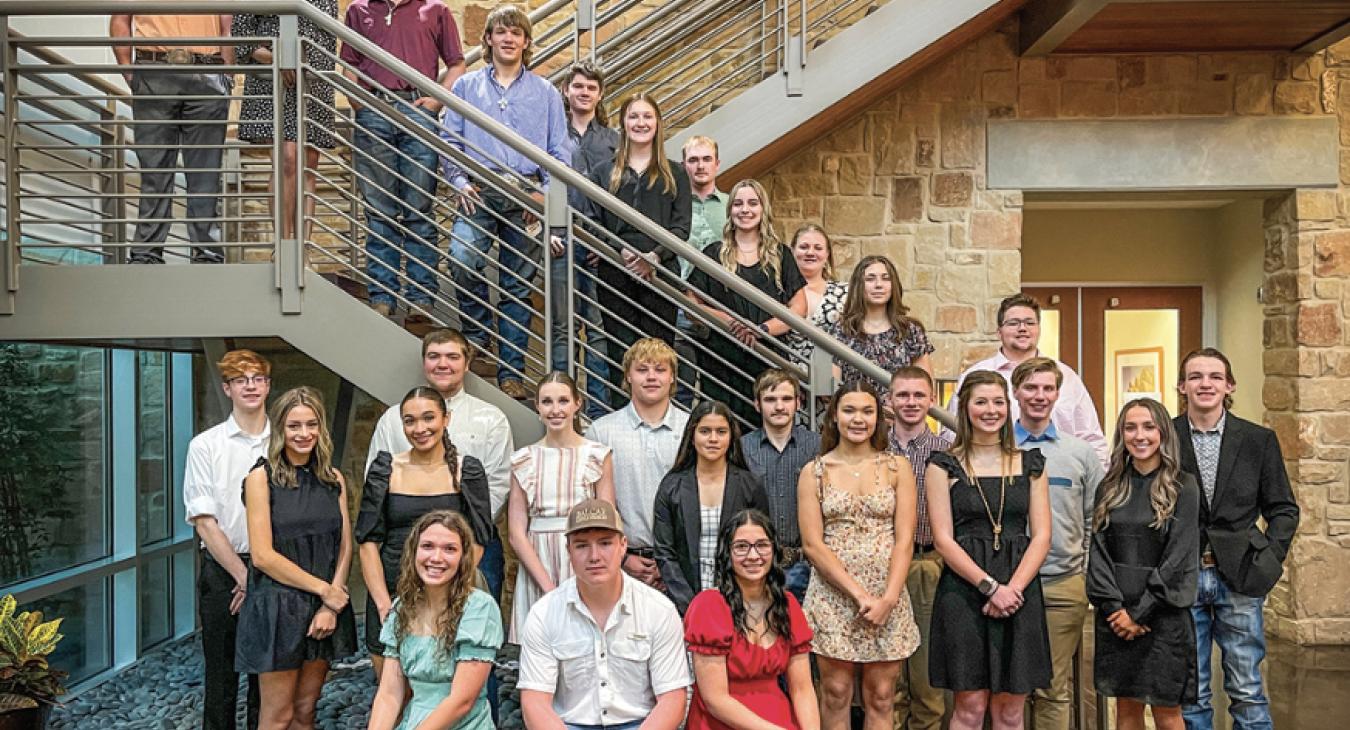 Scholarships group photo